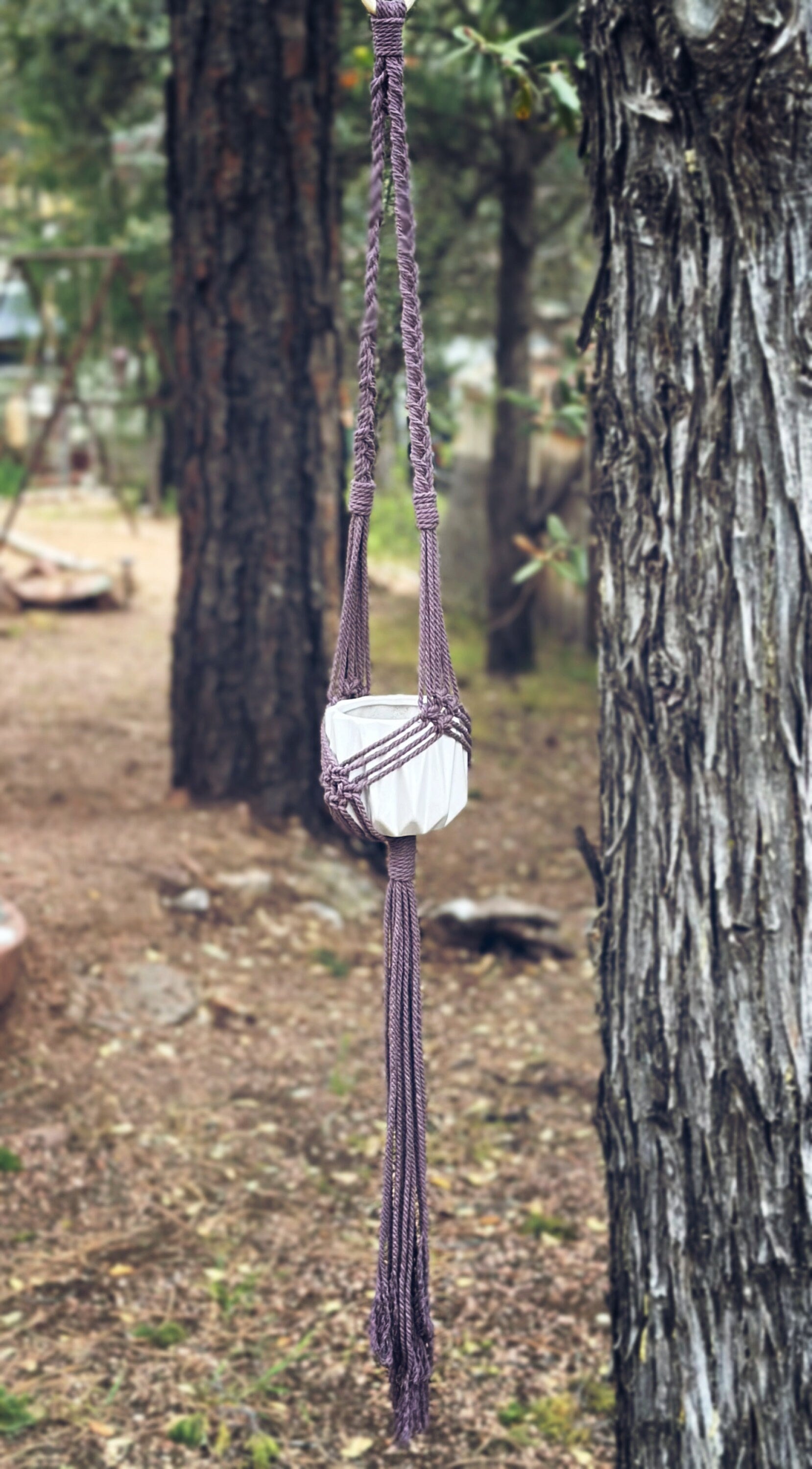 Boho Plant Hanger, Handmade plant hanger, Macrame Plant Hanger, top Natural Plant Holder, Boho Home Decor