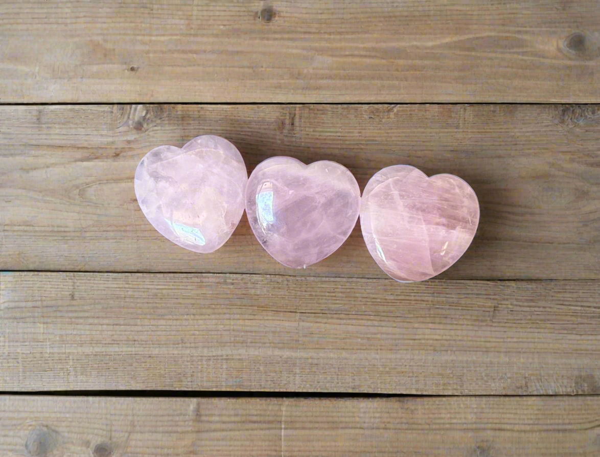 Natural Genuine Rose Quartz Thumb Stones ~ Anti Anxiety, Calming, Love stones