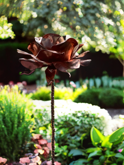 Handmade Copper Rose