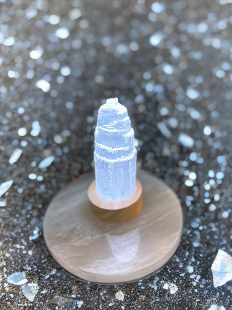 Pure Selenite towers! Natural crystal home decor