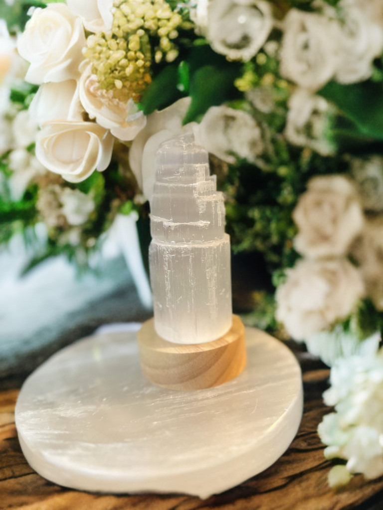 Pure Selenite towers! Natural crystal home decor