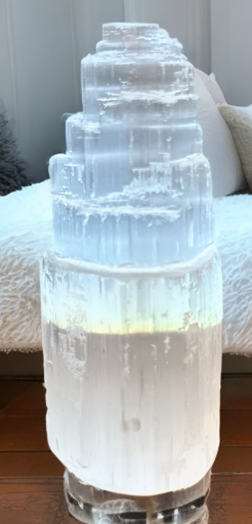 Pure Selenite towers! Natural crystal home decor