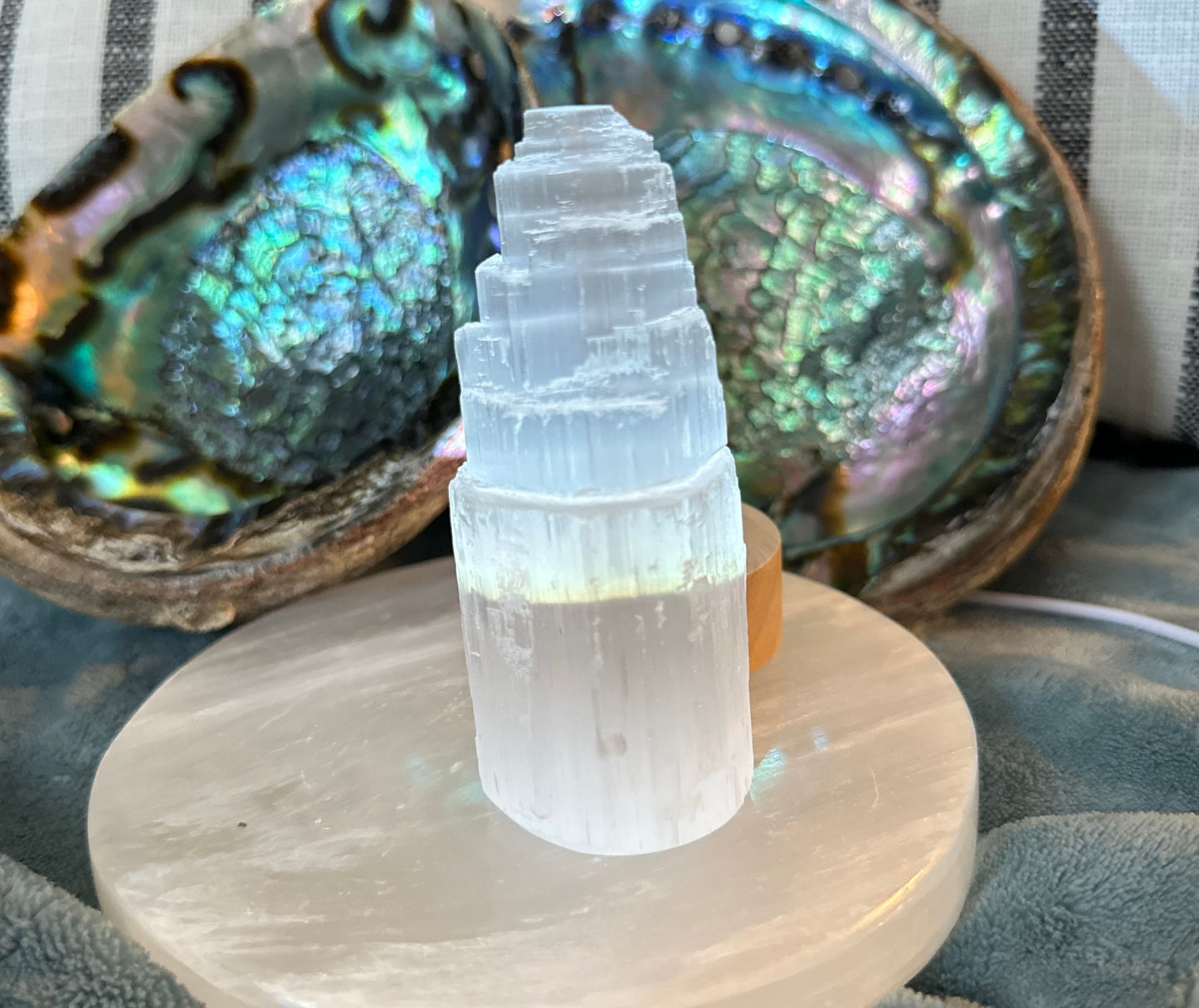 Pure Selenite towers! Natural crystal home decor