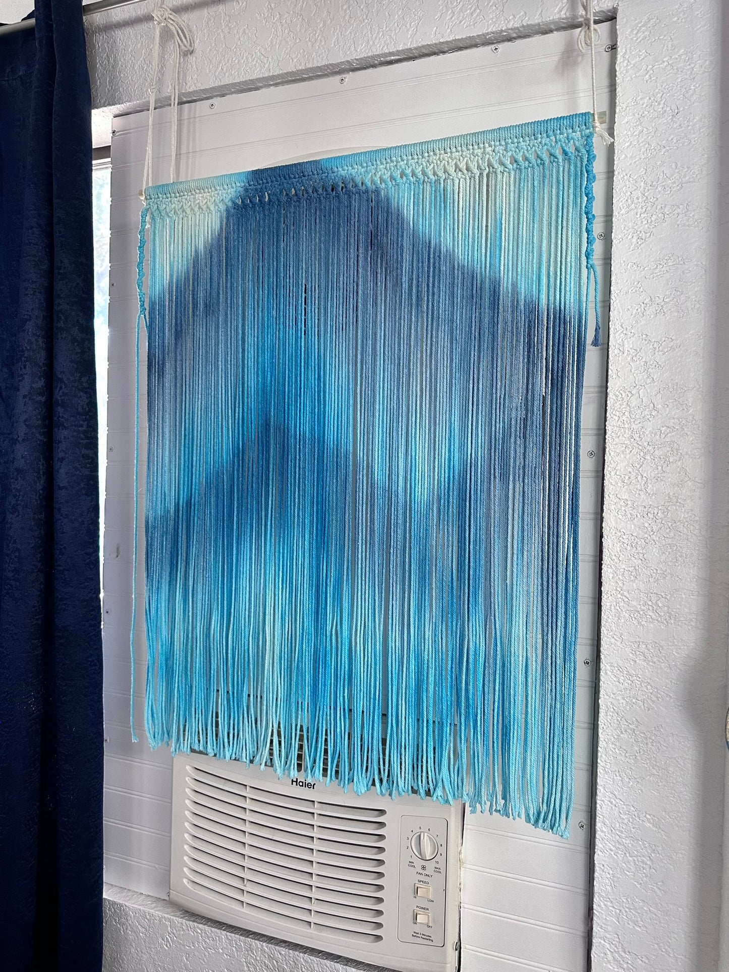 "Misty Mountain Blues" Wall Tapestry