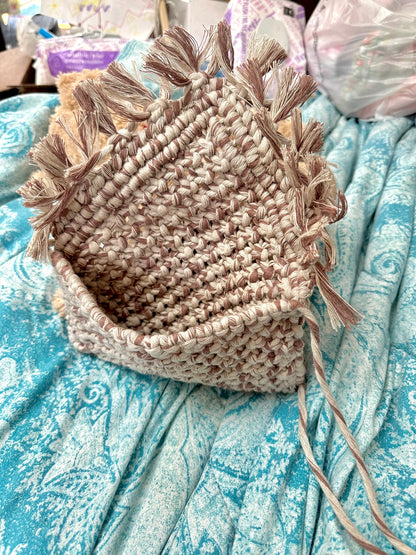Handmade Macrame clutch purse