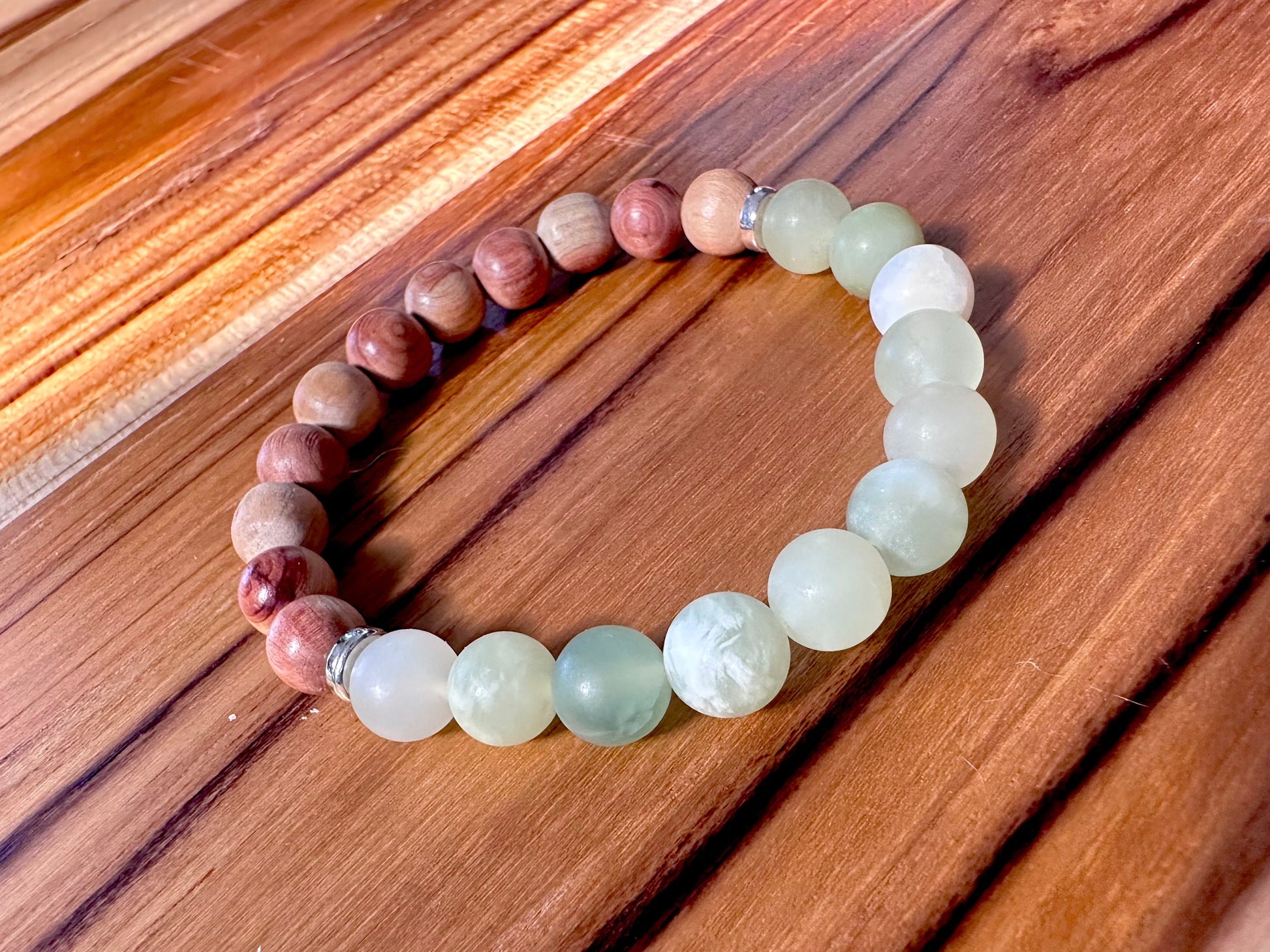 Sandalwood, and Gemstone Diffuser Bracelets, essential oil, natural diffuser, crystals, chakra, birthstones, boho, gift, mom, teen, recovery