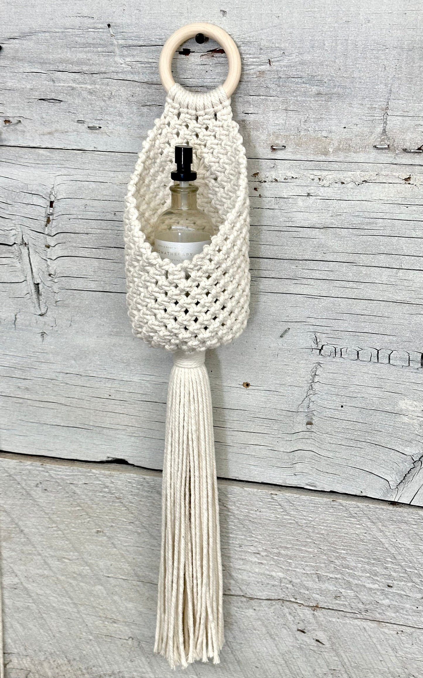 Macrame wall hang wall storage basket bathroom storage nursery decor home decor boho storage pouch custom modern pattern woven art bedroom