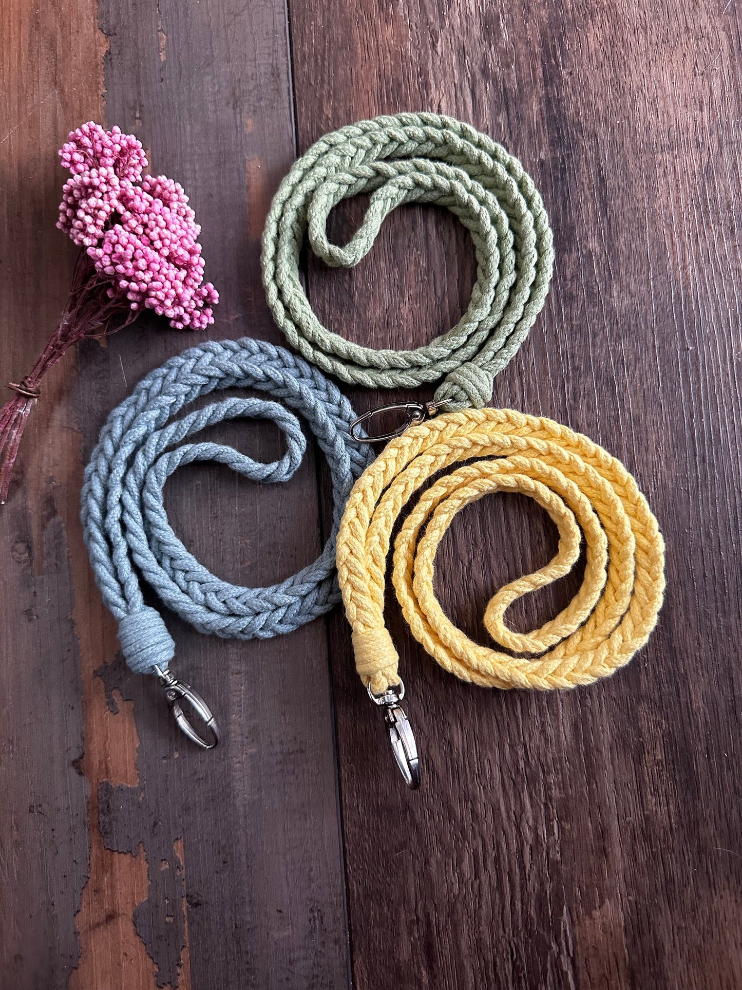 Custom fishtail Macrame braided lanyard key card holder key ring teacher nurse custom color lanyard school ID card high school lanyard boho