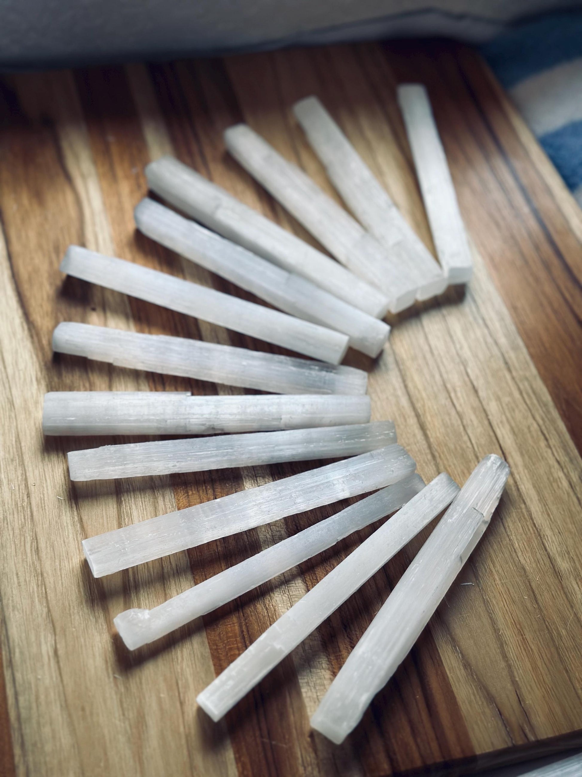 Raw Large and Medium Selenite Crystal healing sticks home protection against evil diy jewelry supply decor chakra aura cleansing gift stone