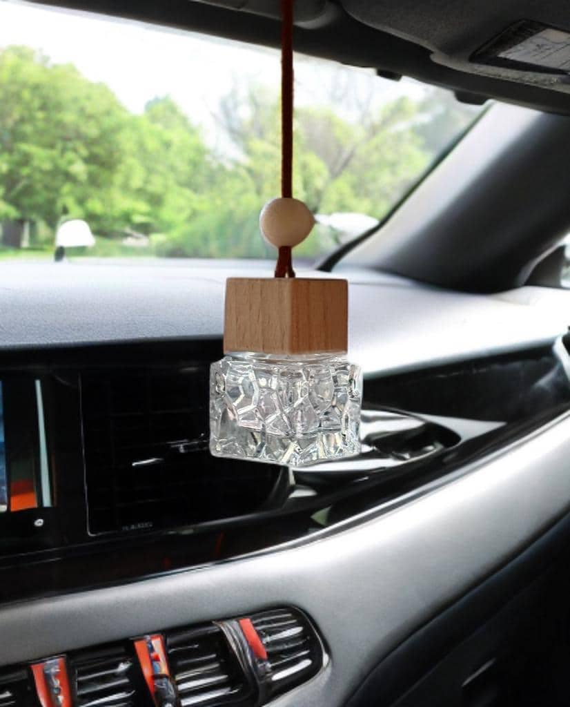 3 in ONE Honey Comb Car Diffuser glass & wood home decor table vent or hanging natural diffuser essential oil rear view mirror gift for her